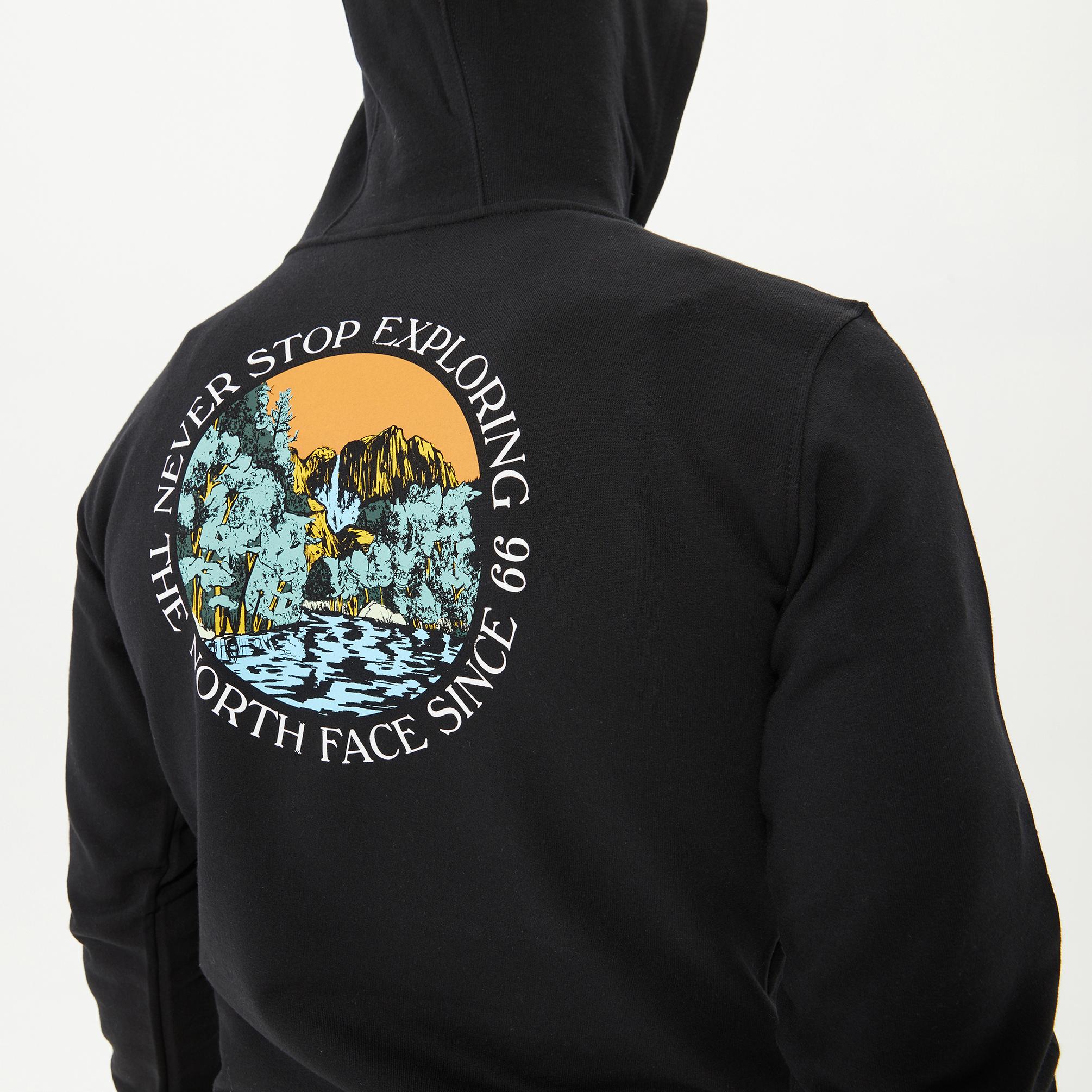  The North Face Seasonal Graphic Erkek Siyah Sweatshirt