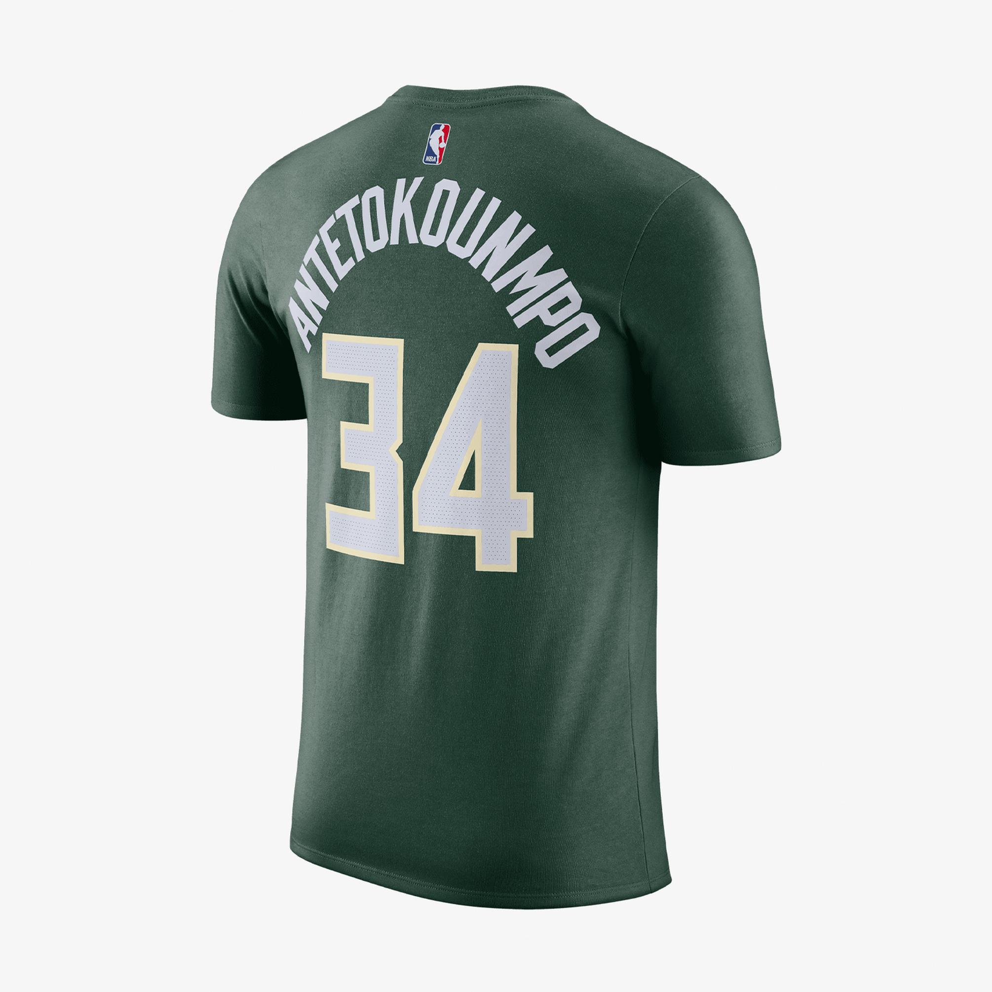  Nike NBA Milwaukee Bucks Erkek Yeşil T-Shirt