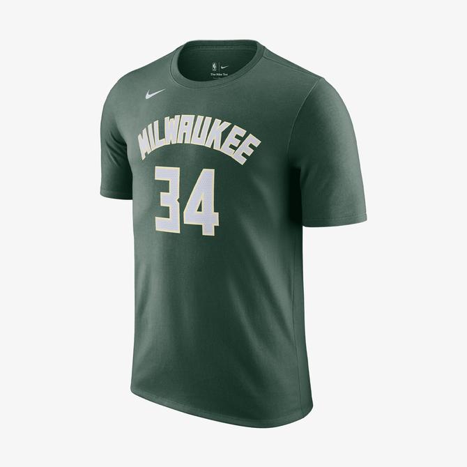  Nike NBA Milwaukee Bucks Erkek Yeşil T-Shirt