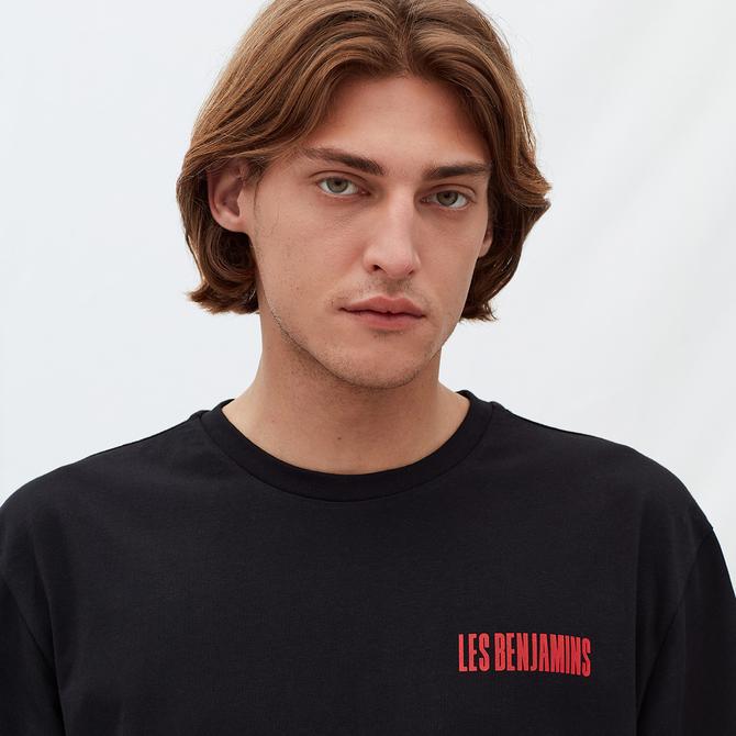  Les Benjamins Essentials Erkek Siyah T-Shirt