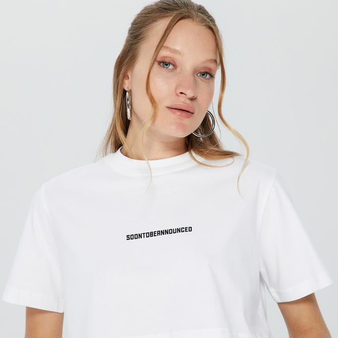  Soon To Be Announced Sportswear Kadın Beyaz T-Shirt