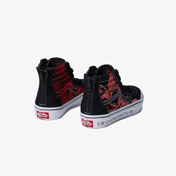  Vans Uy Sk8-Hi Zip Çocuk Siyah Sneaker