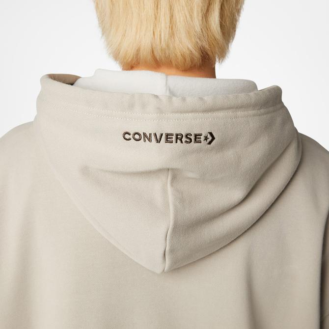  Converse Utility Pocket Pullover Erkek Krem Sweatshirt