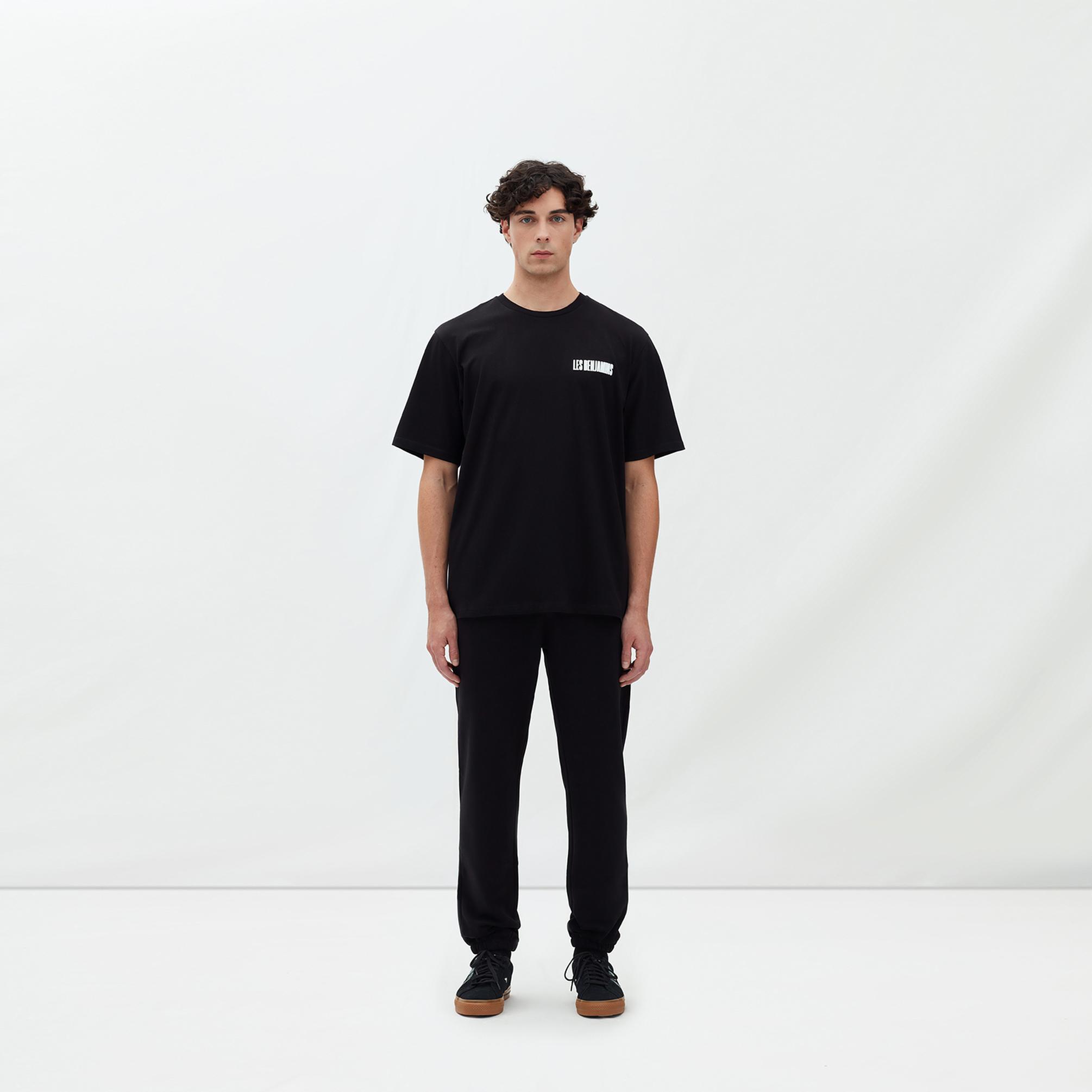  Les Benjamins Exclusives Erkek Siyah T-Shirt