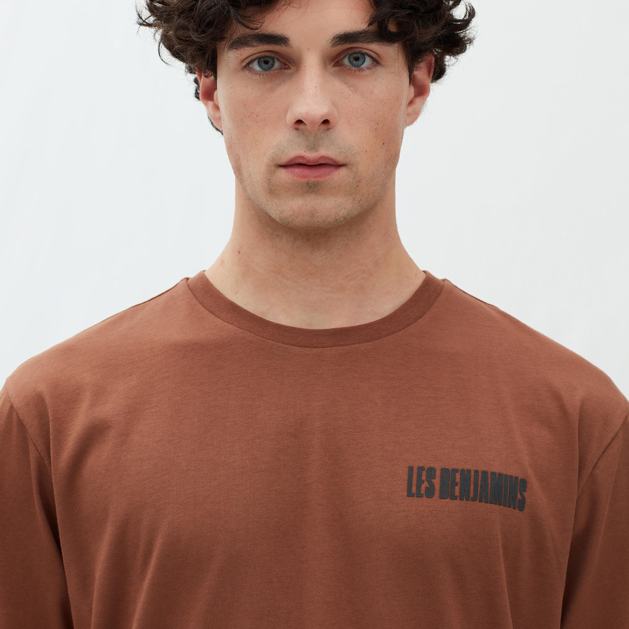  Les Benjamins Exclusives Erkek Kahverengi T-Shirt
