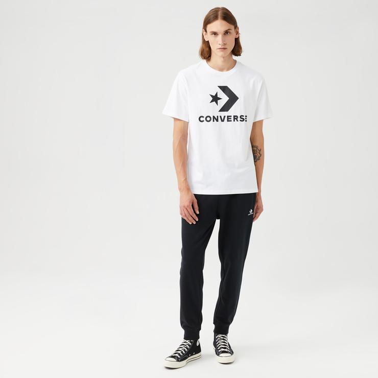 Converse Go-To Embroidered Star Chevron Unisex Siyah Eşofman Altı