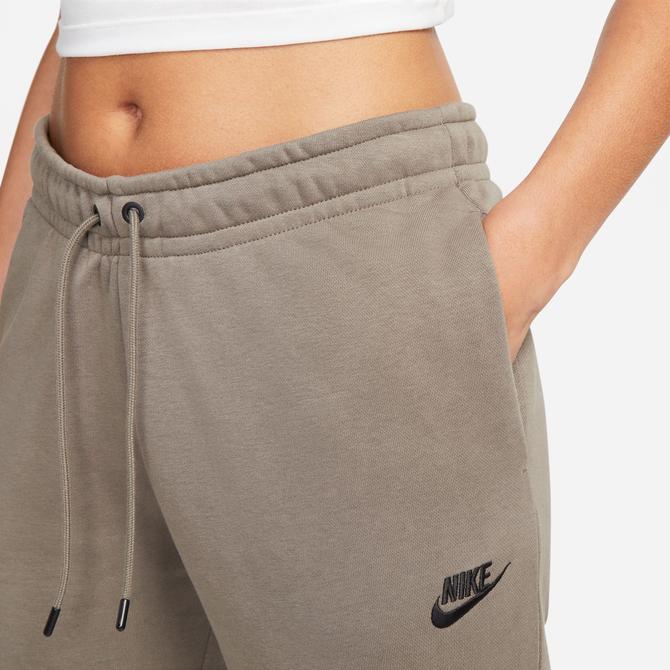  Nike Sportswear Essential Fleece Kadın Gri Eşofman Altı