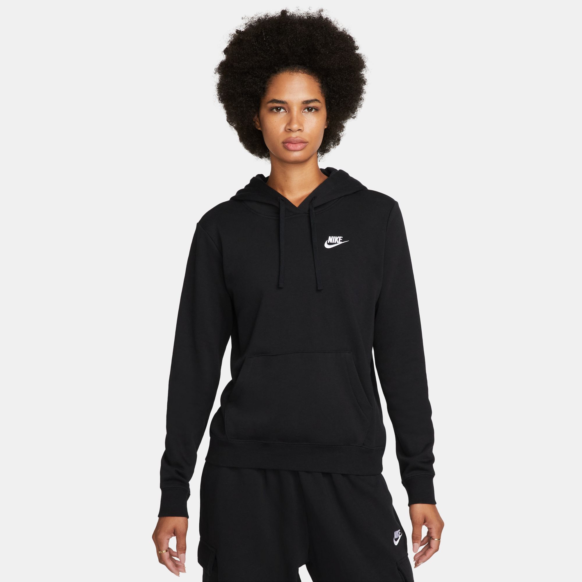 Nike Nsw Club Kadın Siyah Sweatshirt