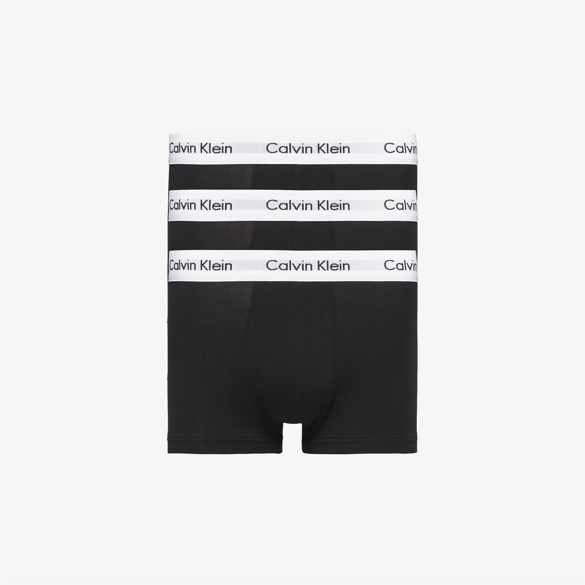 Calvin Klein 3'lü Low Rise Trunks Taille Basse Pack Erkek Siyah Boxer