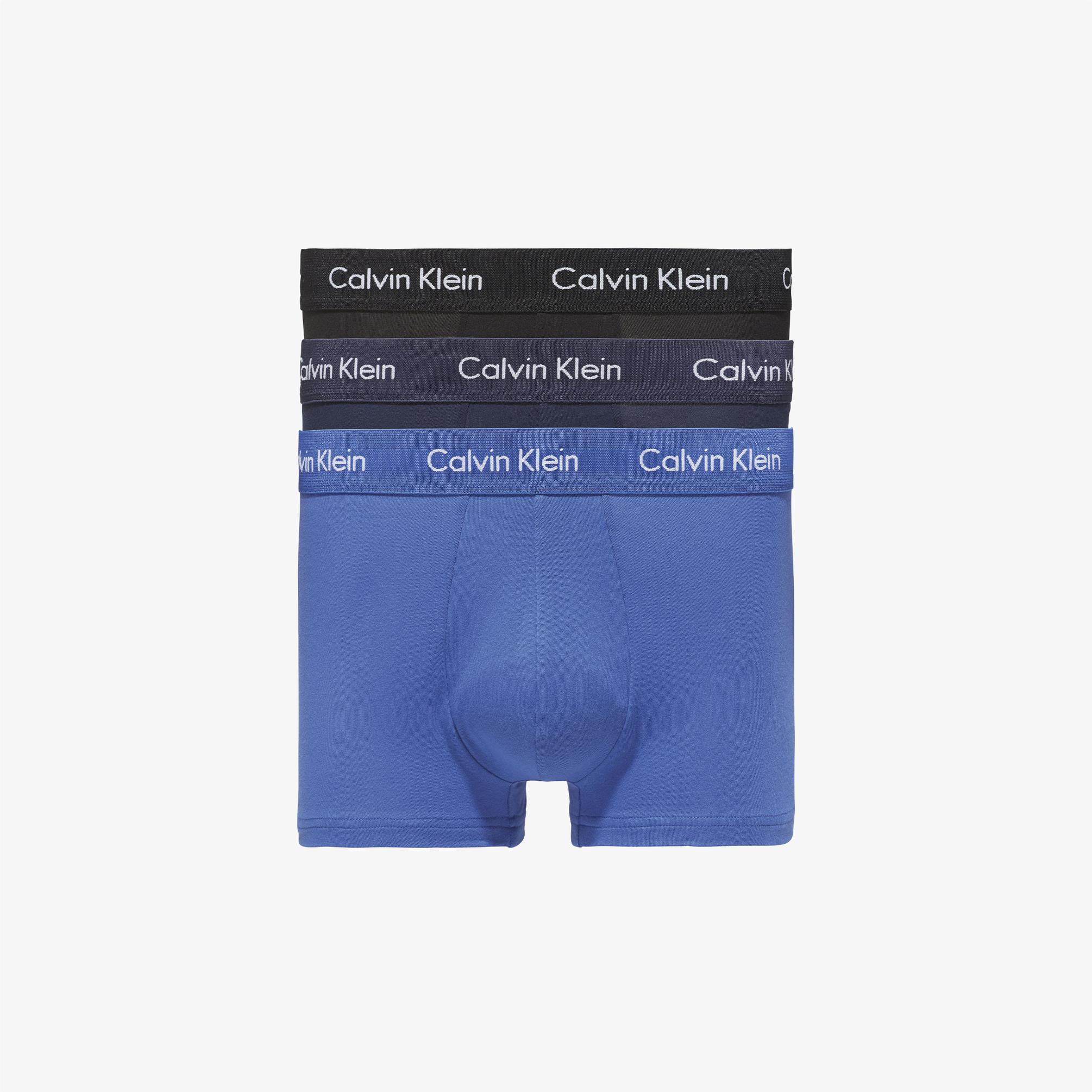  Calvin Klein 3'lü Pack Erkek Lacivert Boxer