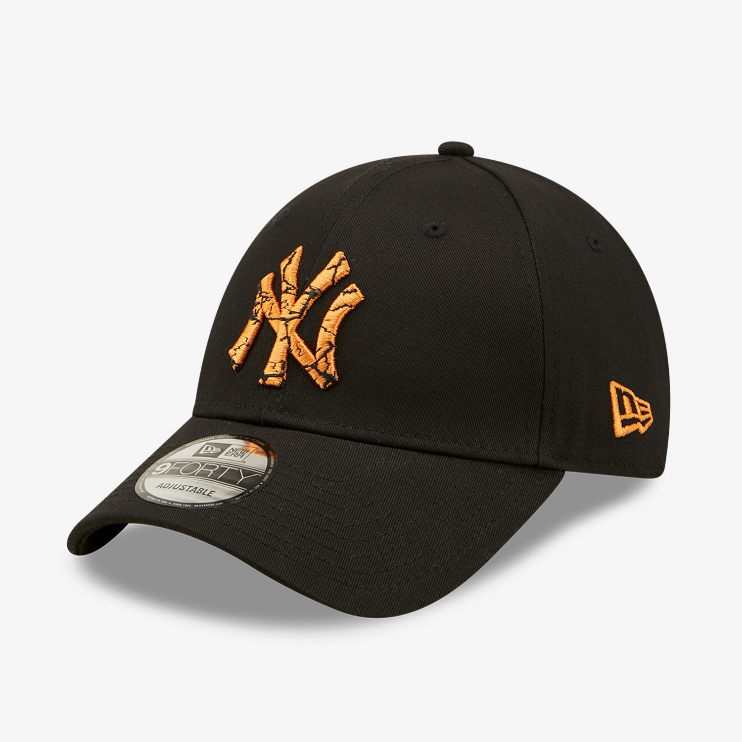 New Era New York Yankees Marble Infill 9FORTY Unisex Siyah Şapka