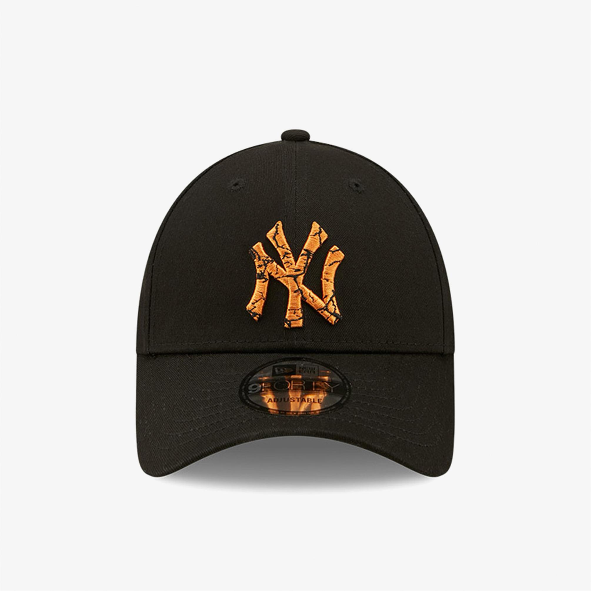  New Era New York Yankees Marble 9FORTY Çocuk Siyah Şapka