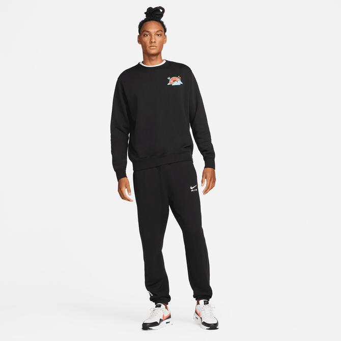 Nike Crewneck Erkek Siyah Sweatshirt