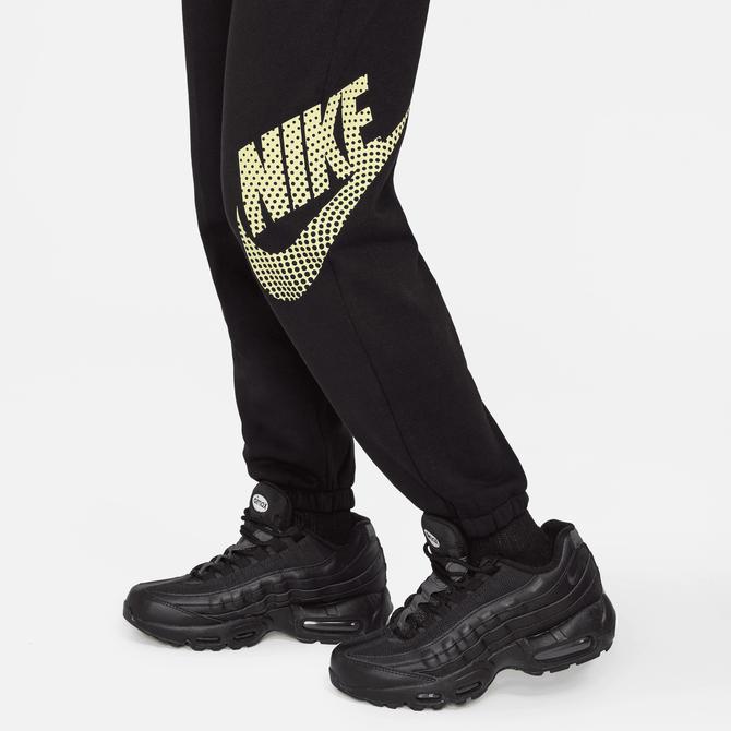  Nike Sportswear Bol Kesimli Fleece Genç Çocuk Siyah Eşofman Altı
