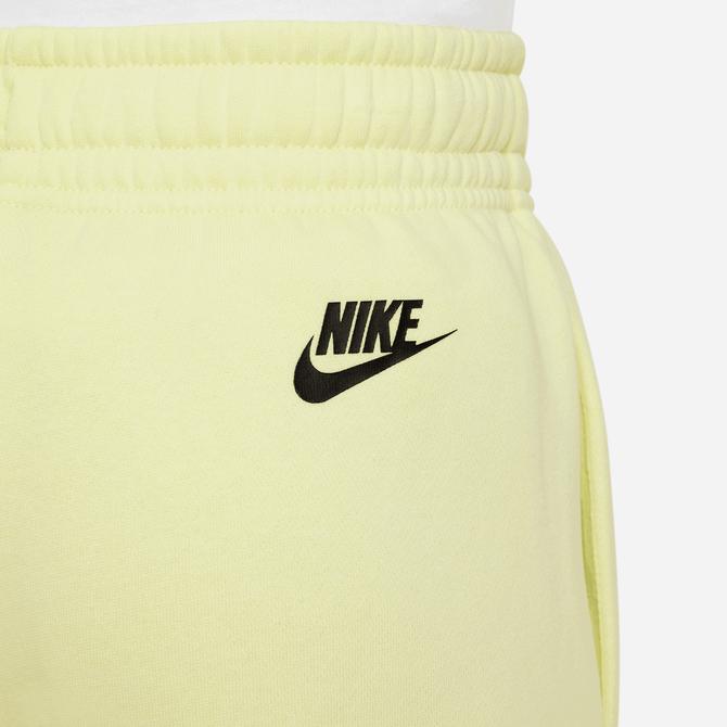  Nike Sportswear Bol Kesimli Fleece Genç Çocuk Sarı Eşofman Altı
