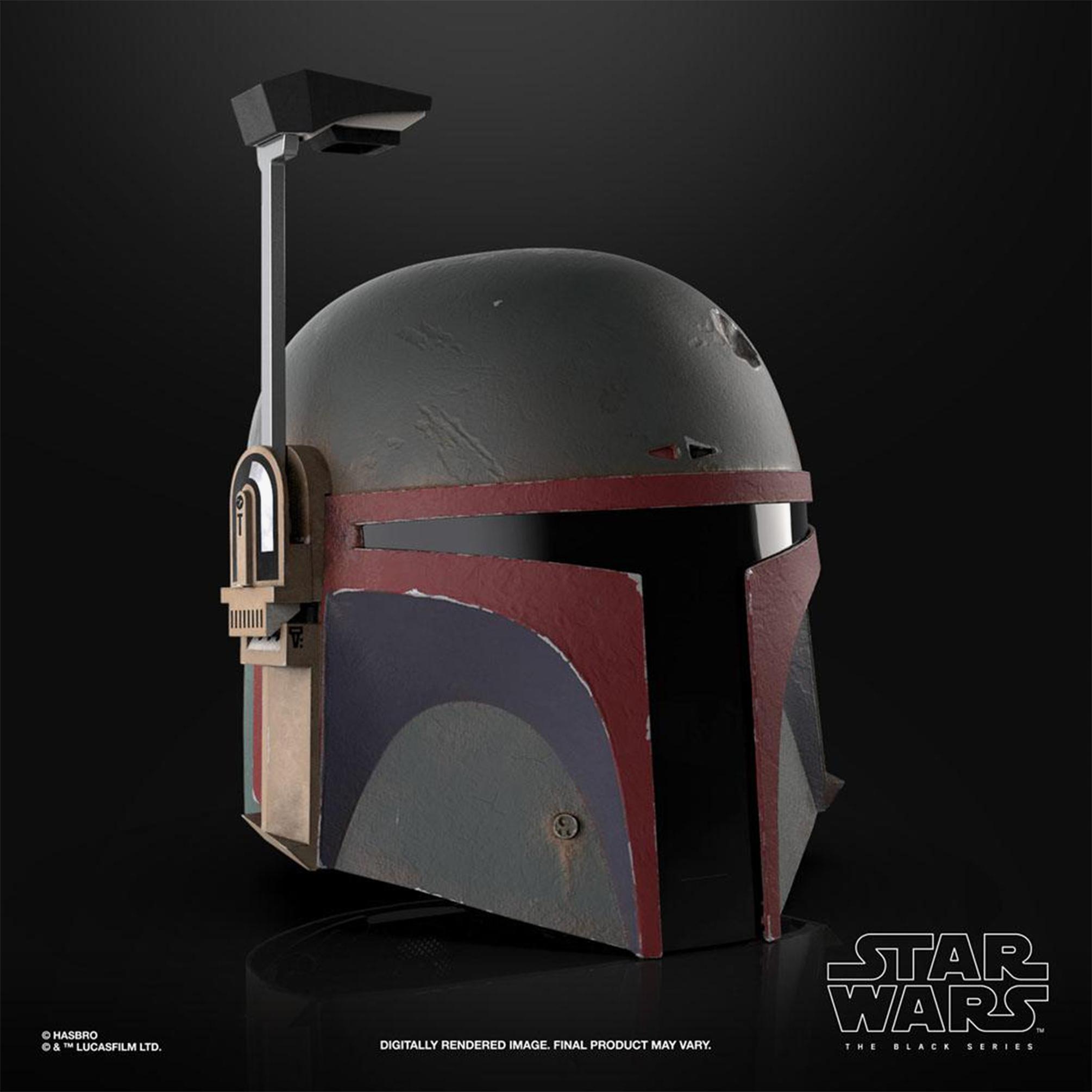  Funko Hasbro Star Wars The Black Series Boba Fett (Re-Armored) Premium Electronic Helmet Renkli Figür