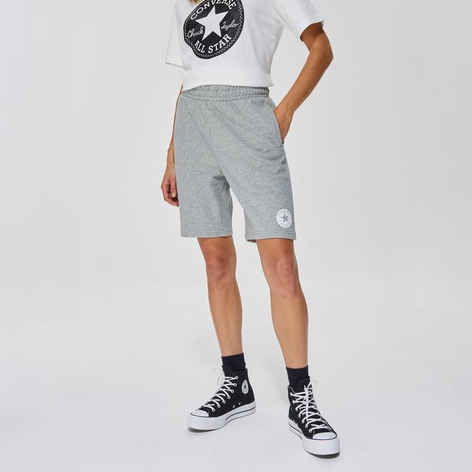  Converse Go-To Chuck Taylor Patch Unisex Gri Şort