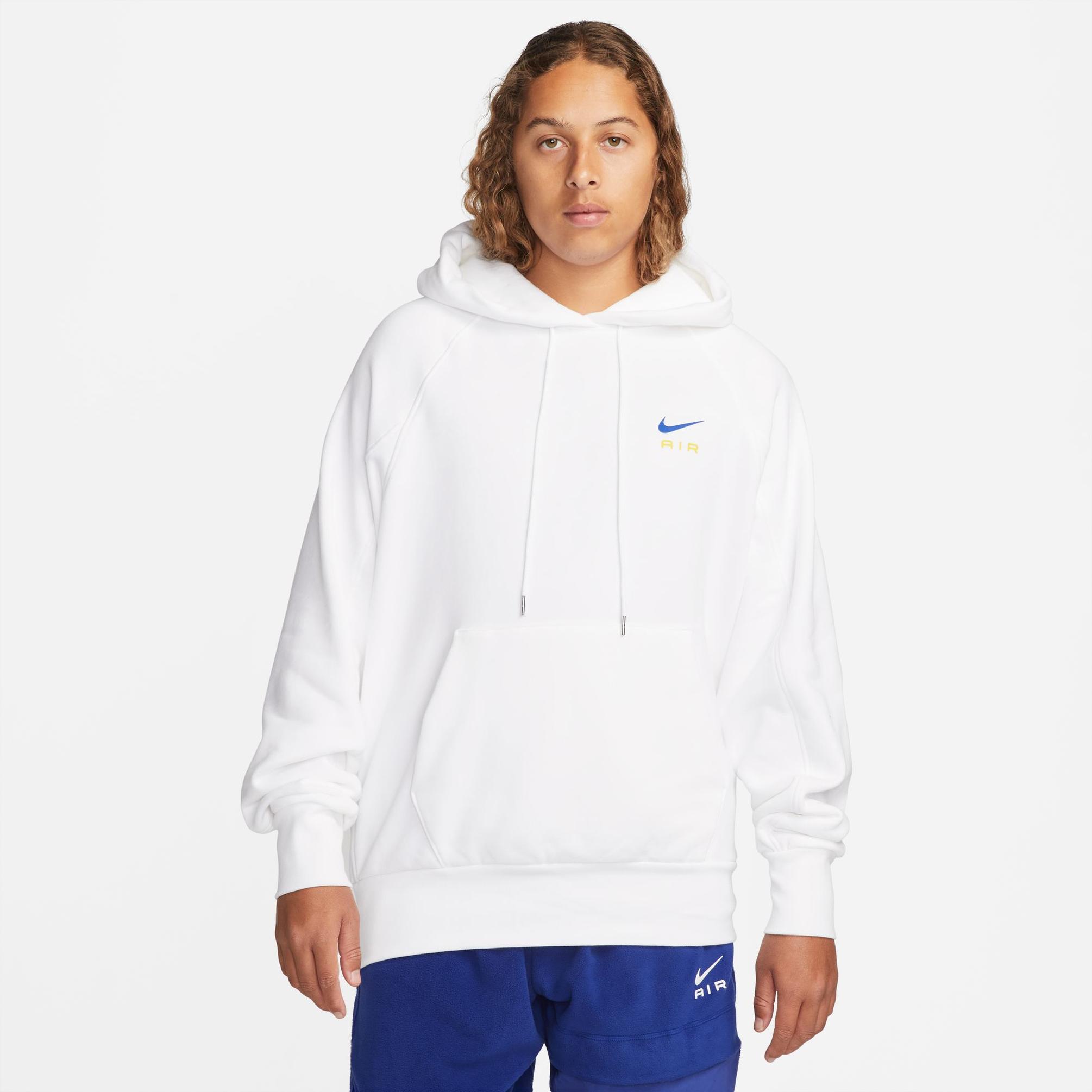  Nike Air Erkek Beyaz Hoodie