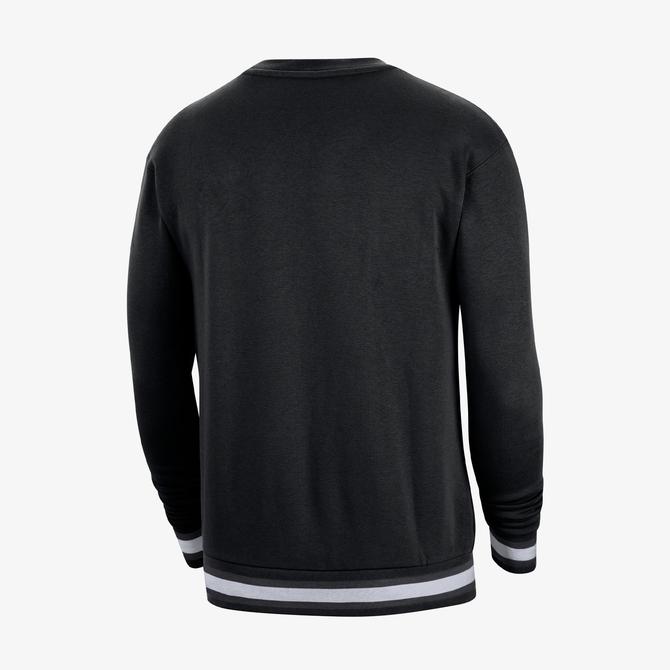  Nike Brooklyn Nets Erkek Siyah/Gri/Gümüş Sweatshirt