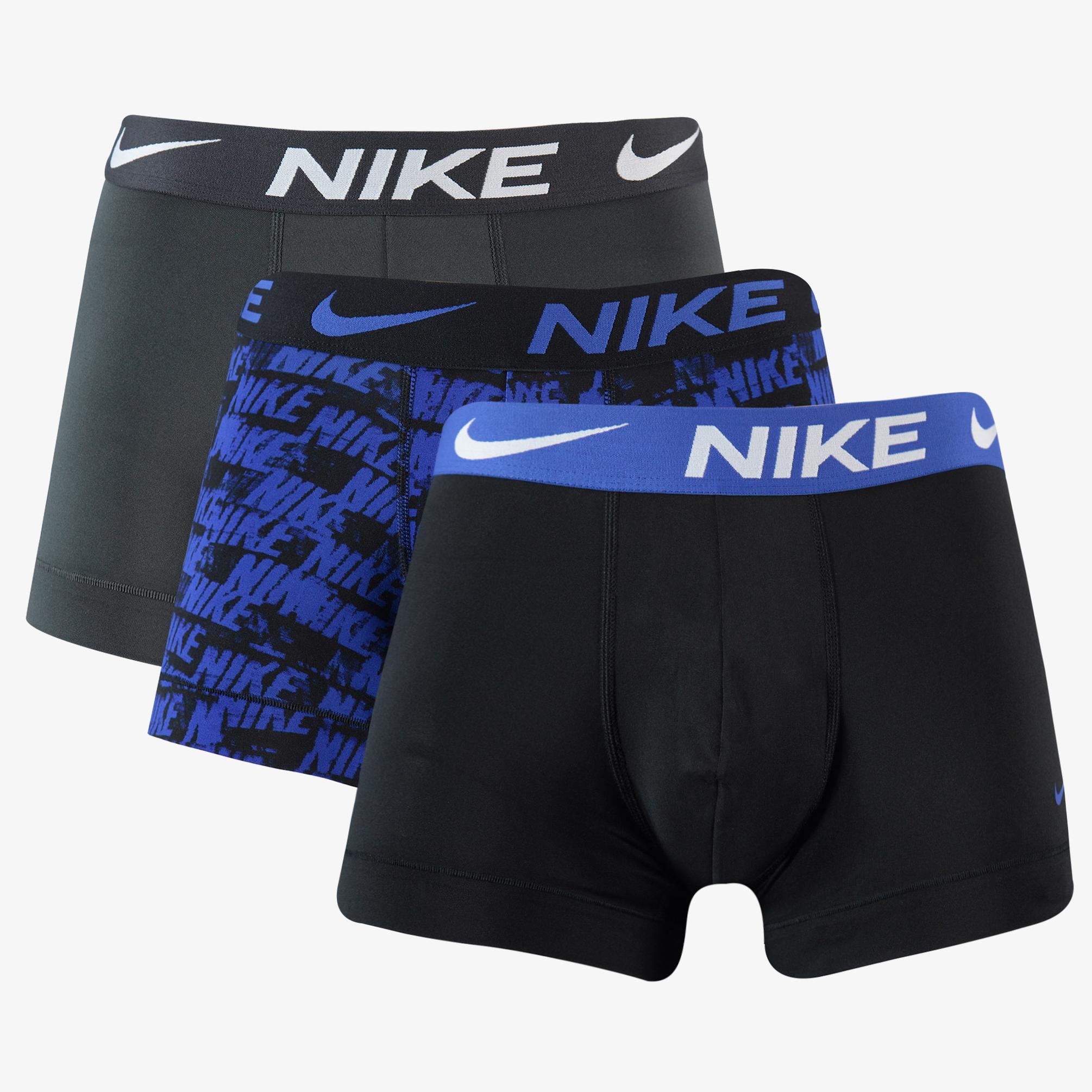  Nike Trunk 3'lü Erkek Çok Renkli Boxer