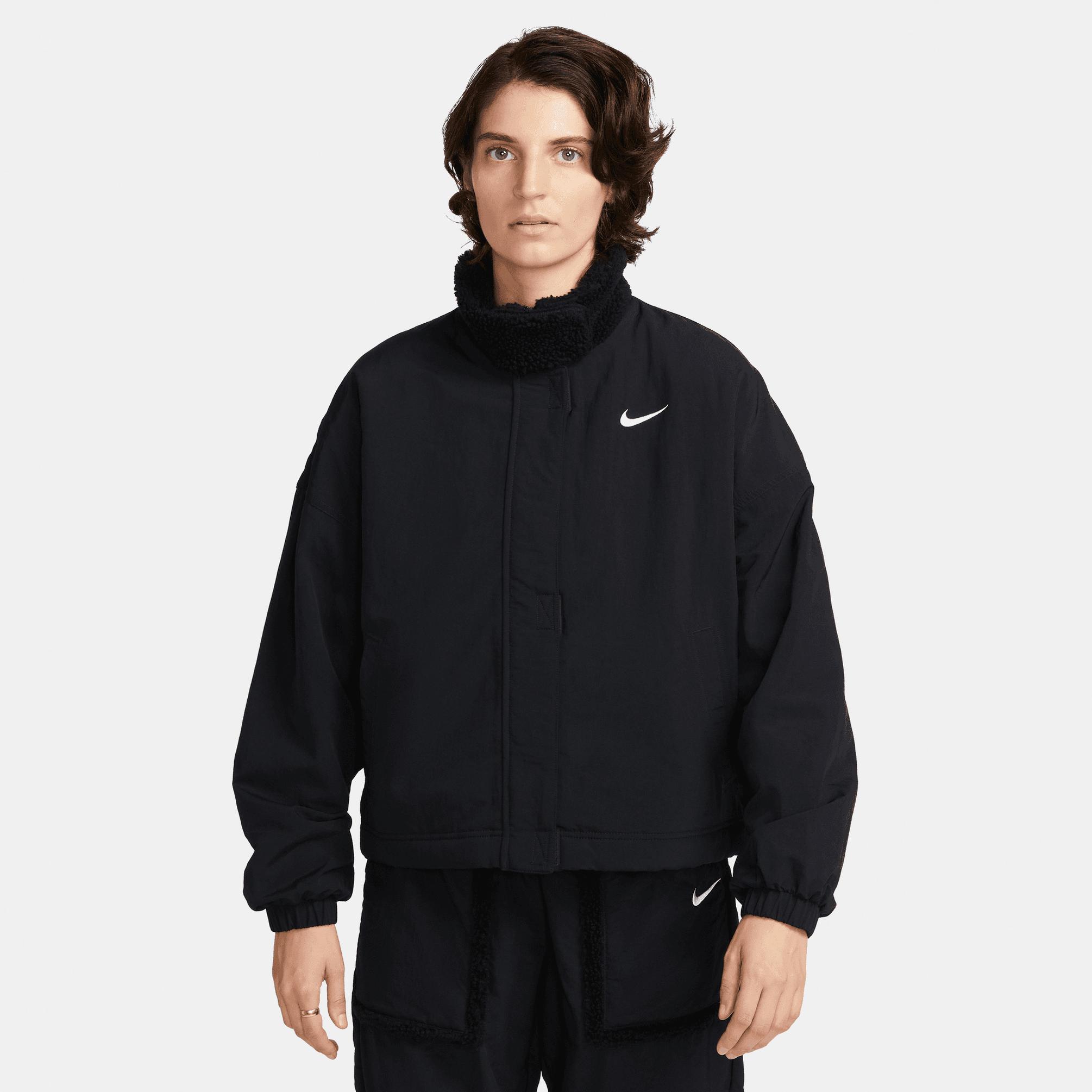  Nike Sportswear Essential Fleece Kadın Siyah Ceket