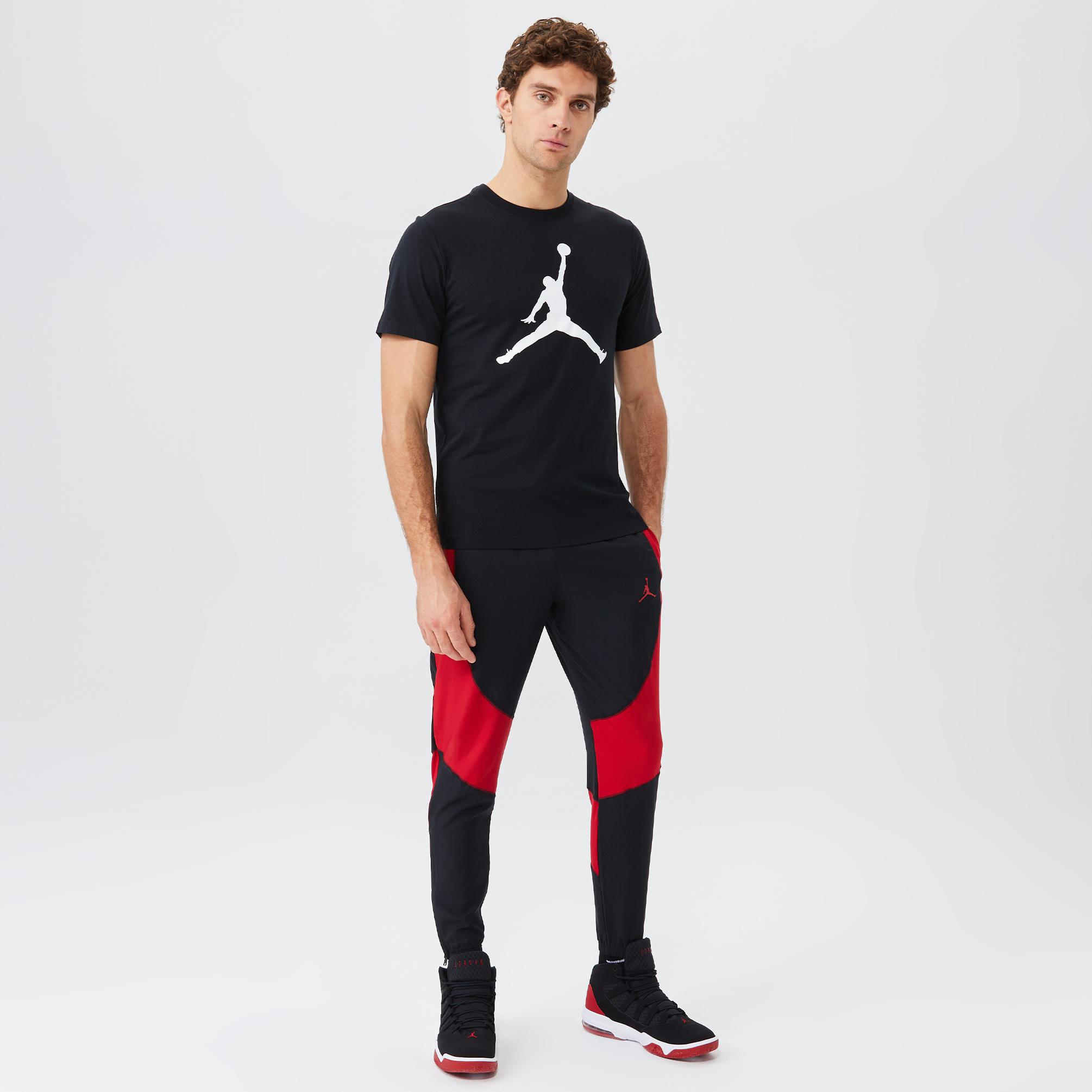 Jordan Jumpman Crew Erkek Siyah T-Shirt