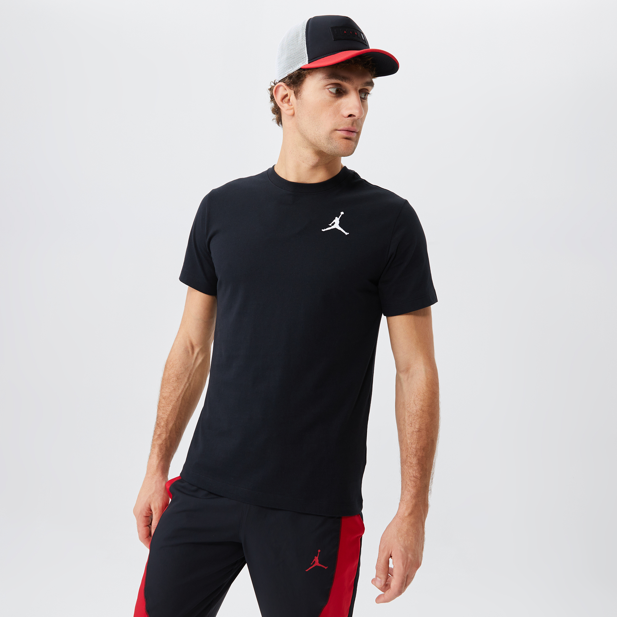 Jordan Jumpman Short Sleeve Erkek Siyah T-Shirt