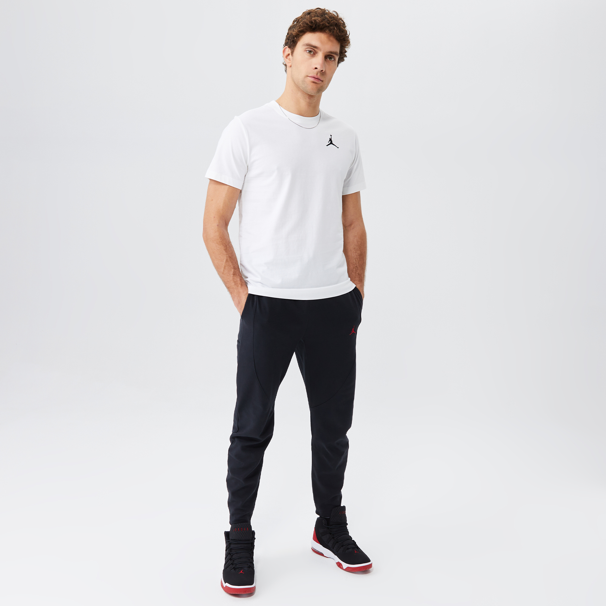 Jordan Jumpman Short Sleeve Erkek Beyaz T-Shirt