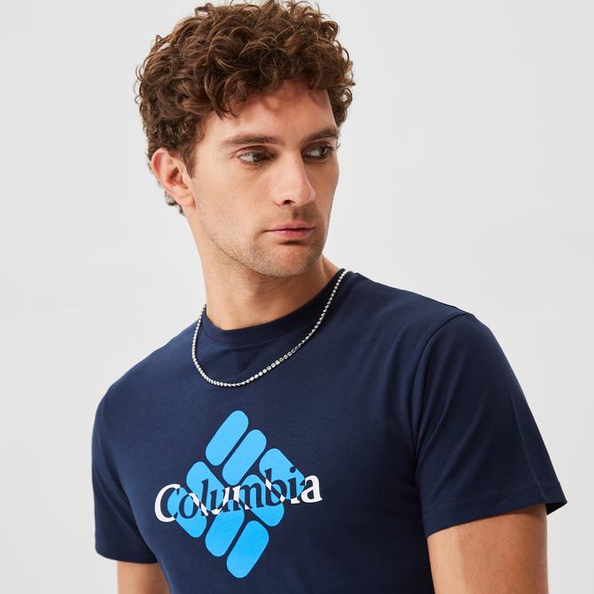  Columbia CSC Basic Centered Gem Erkek Lacivert T-Shirt