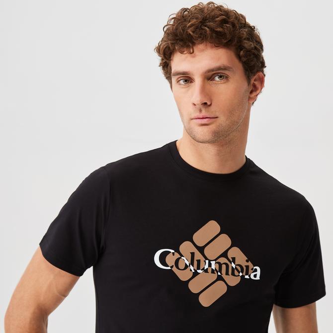 Columbia CSC Basic Centered Gem Erkek Siyah T-Shirt
