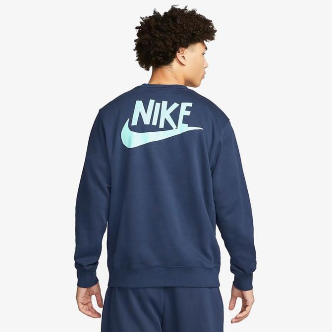  Nike Sportswear Fleece Crew Erkek Lacivert Sweatshirt