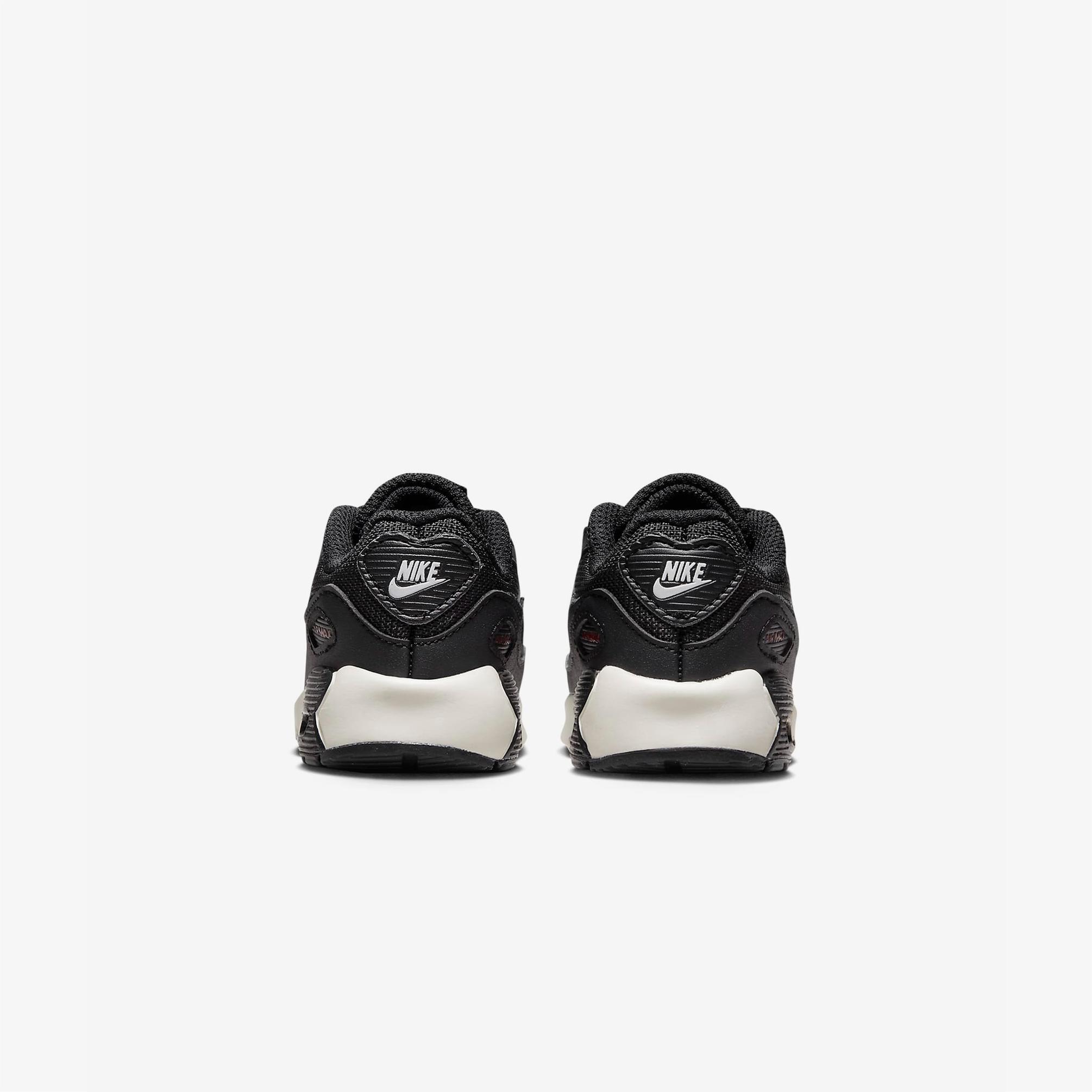  Nike Air Max 90 Leather Çocuk Gri Spor Ayakkabı