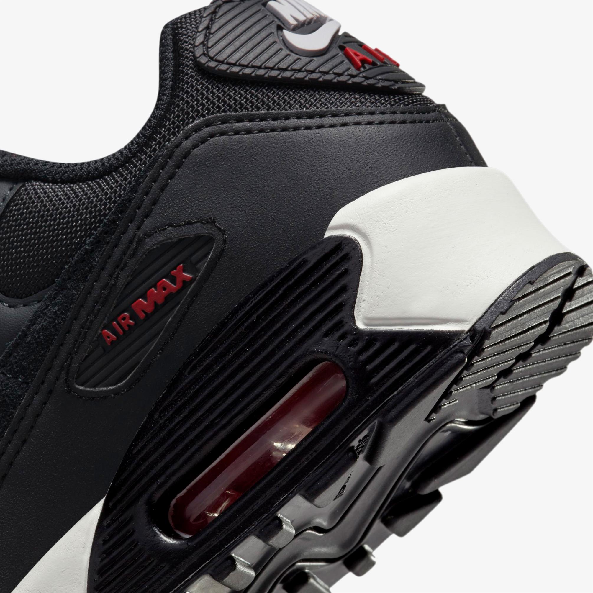  Nike Air Max 90 Leather Kadın Gri Spor Ayakkabı