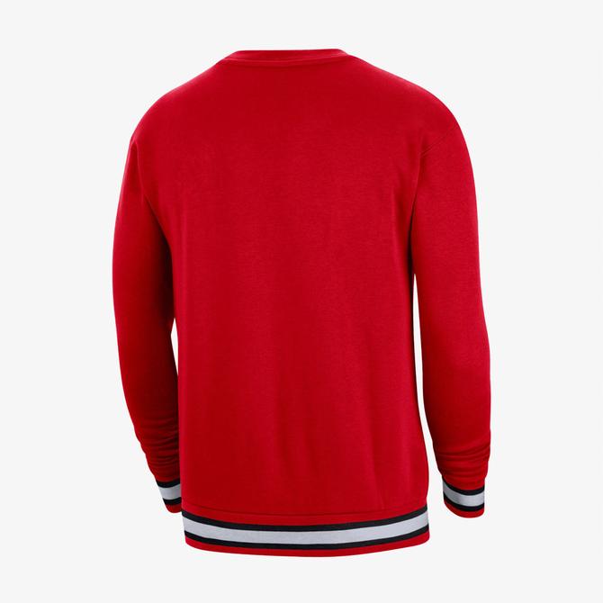  Nike Courtside Chicago Bulls Erkek Kırmızı Sweatshirt