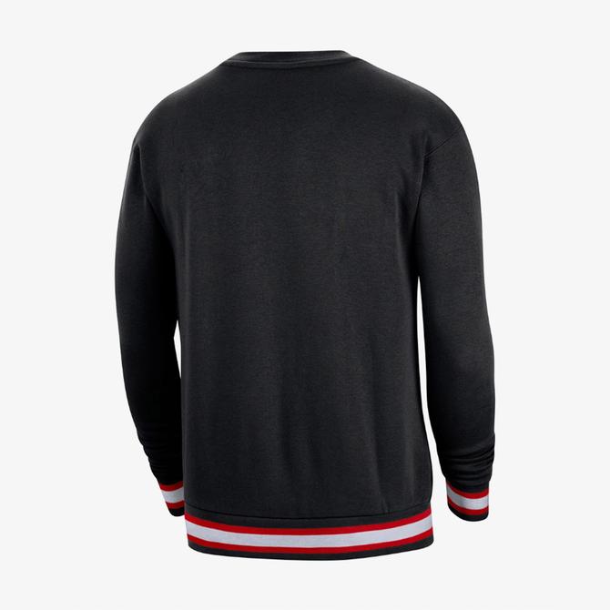  Nike Courtside Chicago Bulls Erkek Siyah Sweatshirt