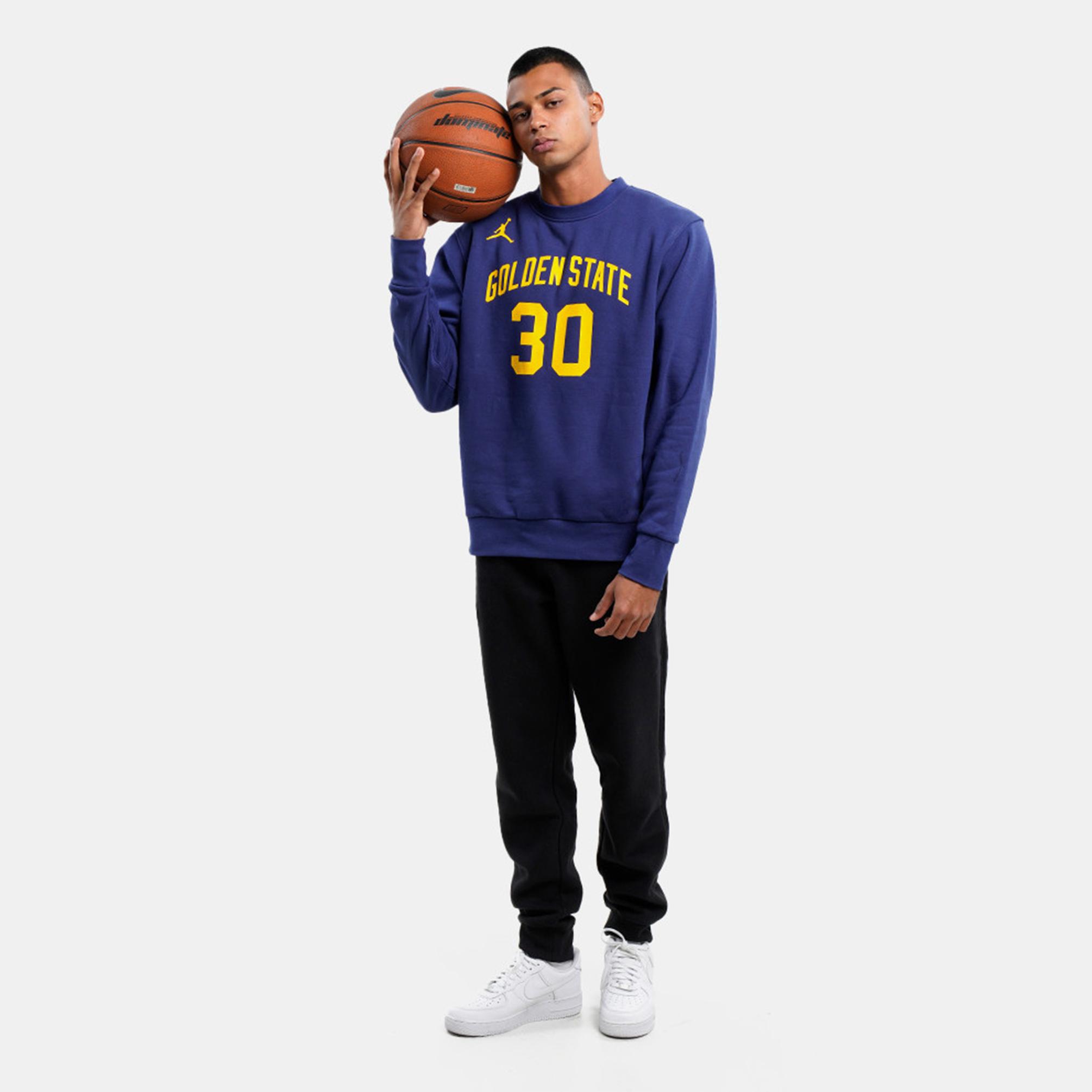  Jordan NBA Golden State Wwarriors Stephen Curry Lacivert Sweatshirt