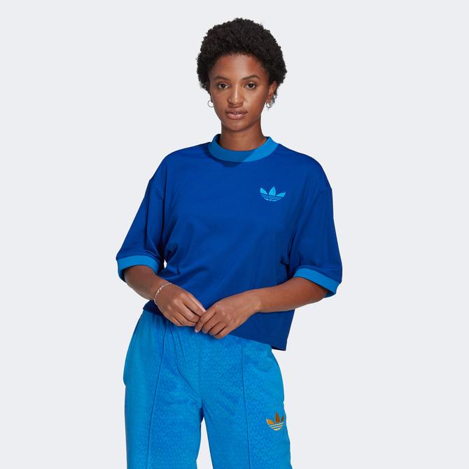  adidas Oversized Kadın Mavi T-Shirt