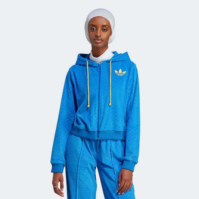  adidas Originals Kadın Mavi Sweatshirt