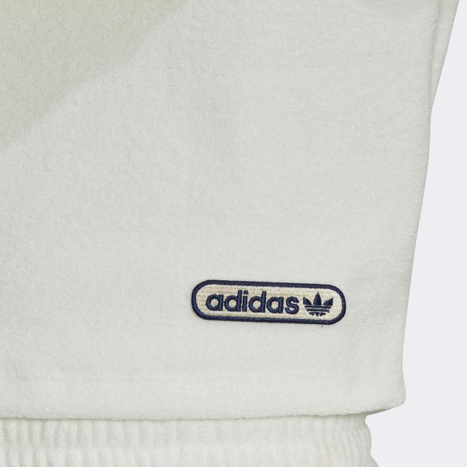  adidas Short Towel Kadın Beyaz Crop Top