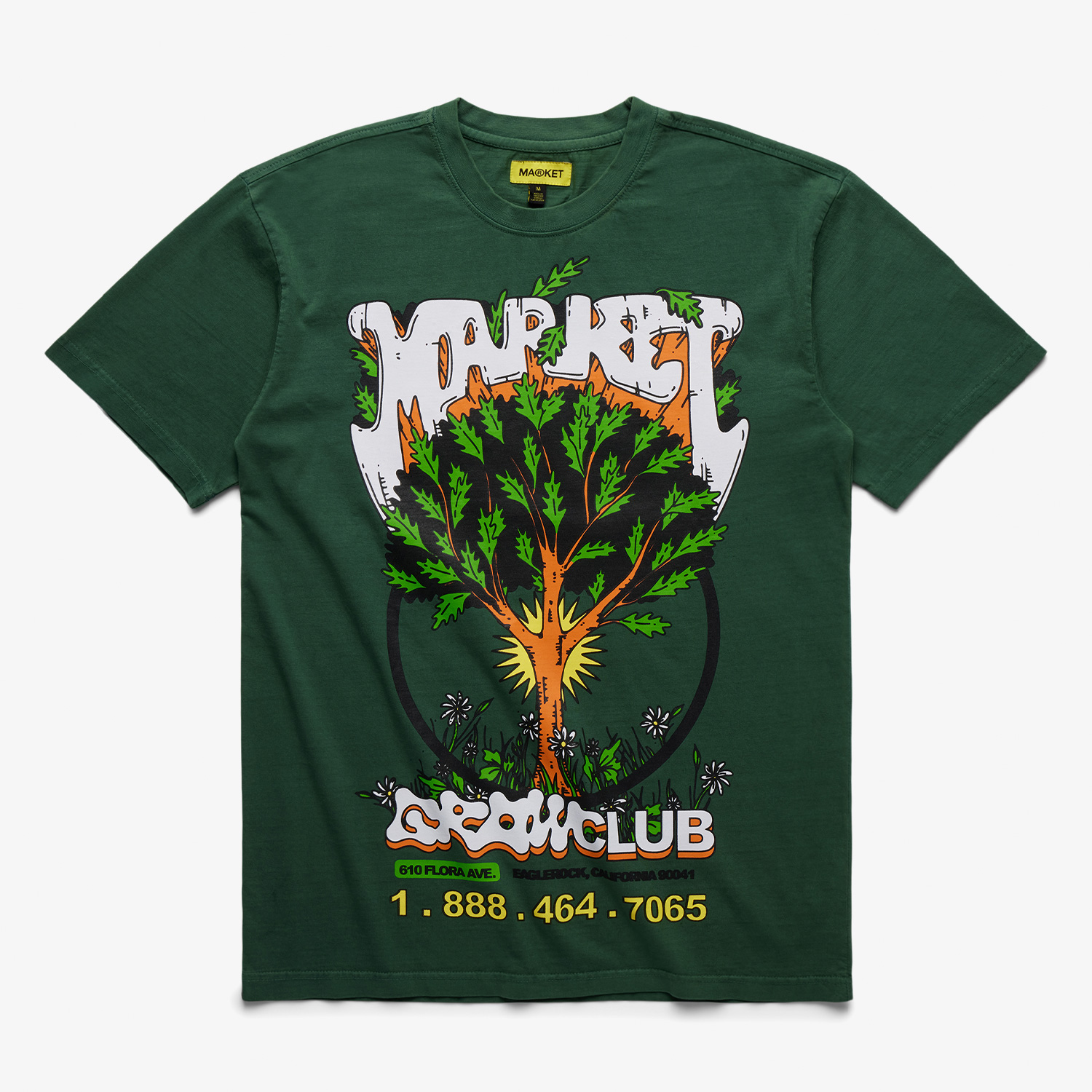Market Growclub Erkek Yeşil T-Shirt