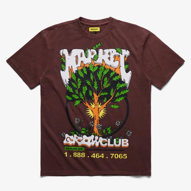  Market Growclub Erkek Kahverengi T-Shirt
