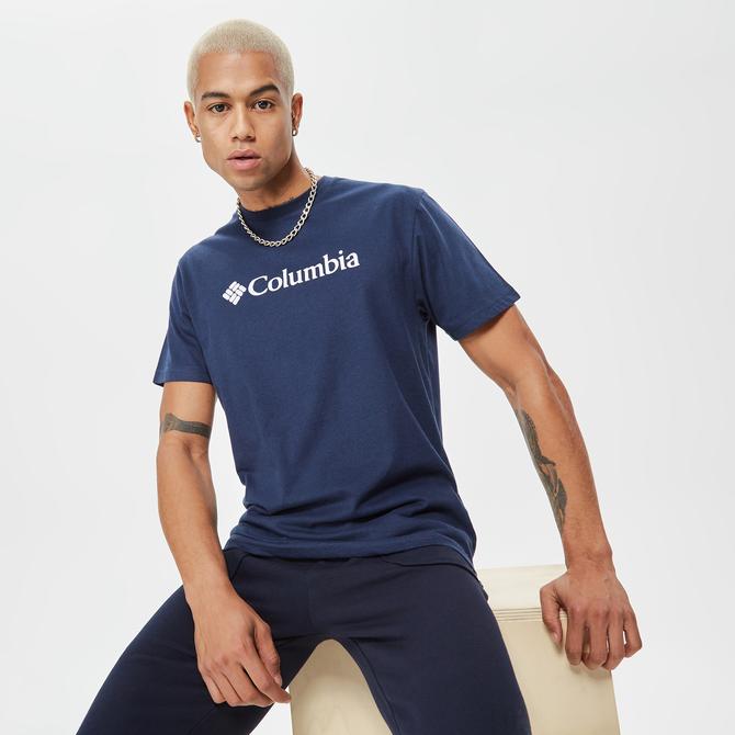  Columbia CSC Basic Logo Brushed Erkek Lacivert T-Shirt