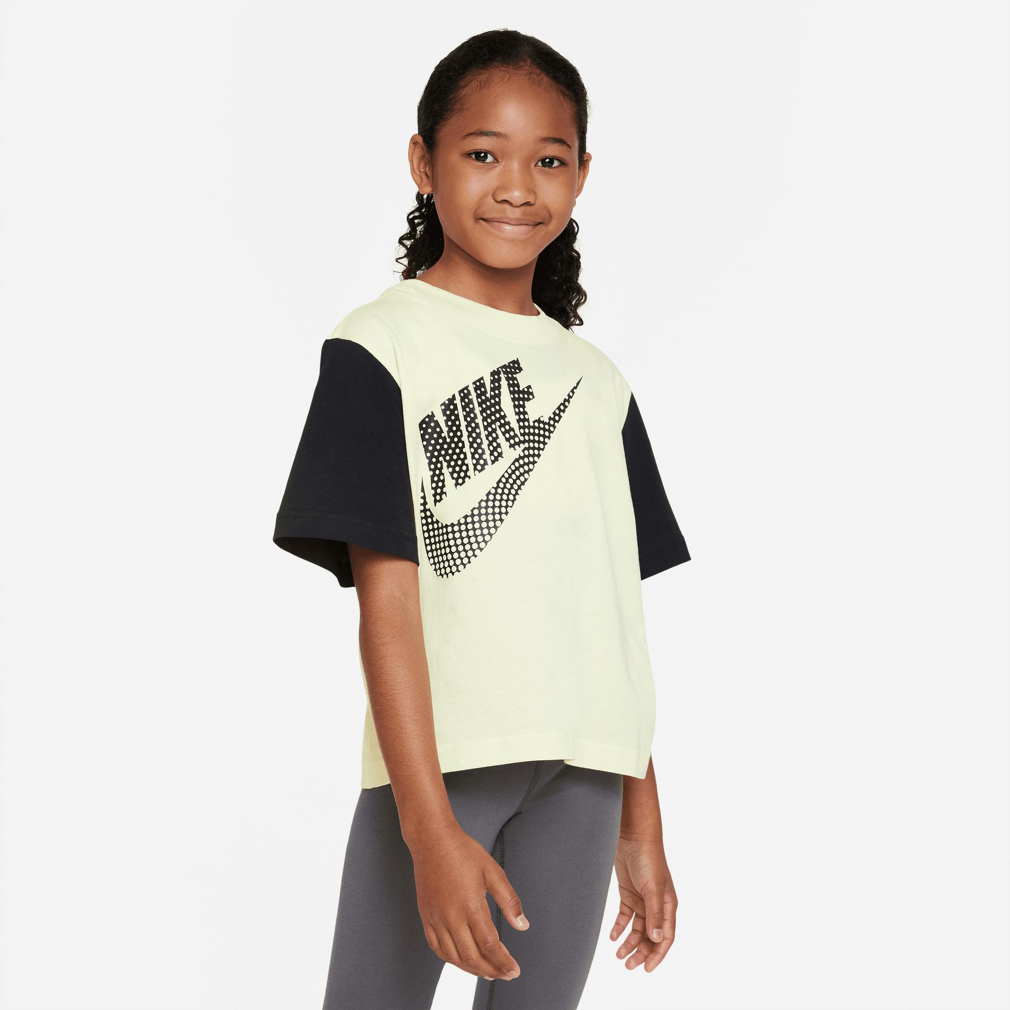  Nike Sportswear Essential Boxy Dance Çocuk Yeşil T-Shirt