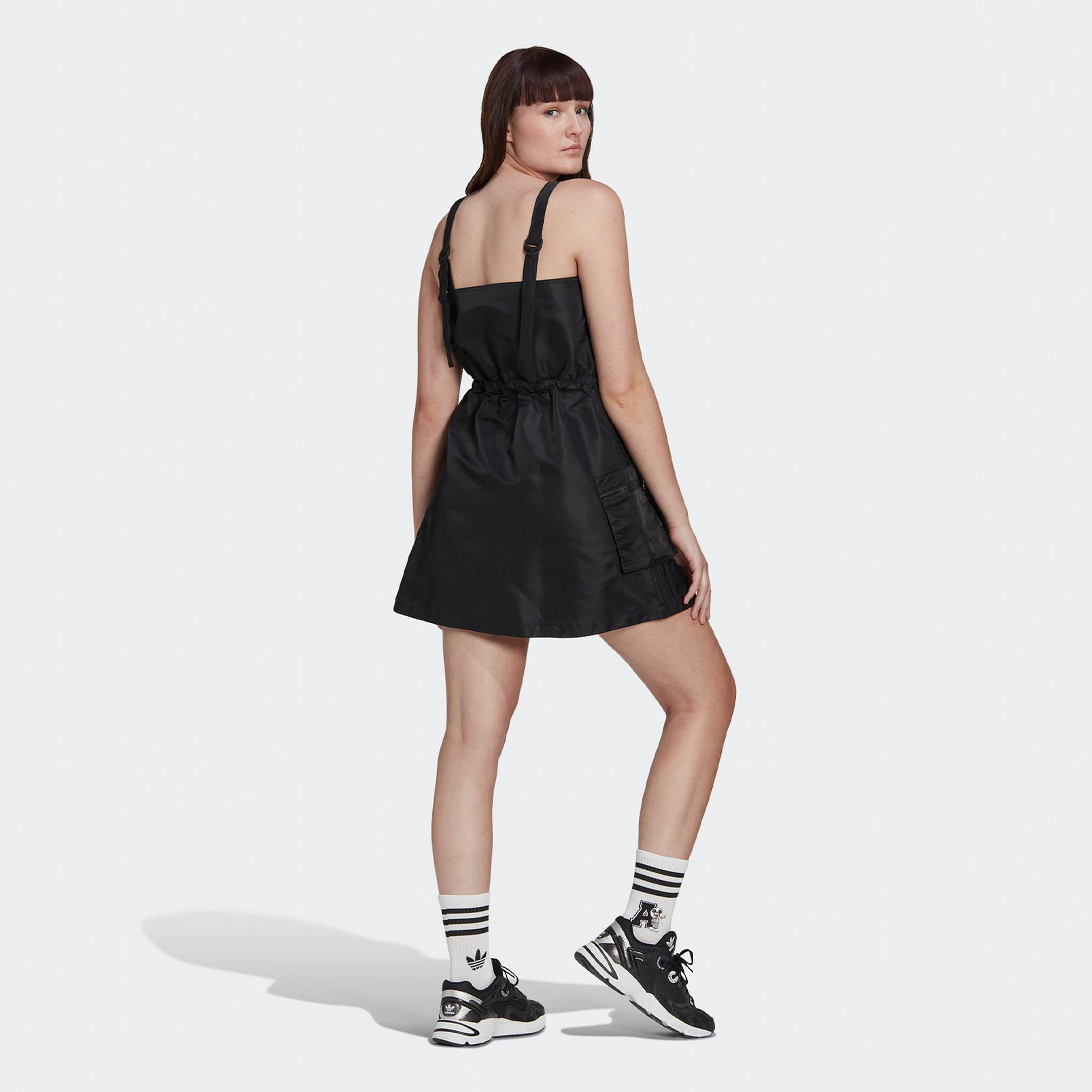  adidas Nylon Kadın Siyah Etek