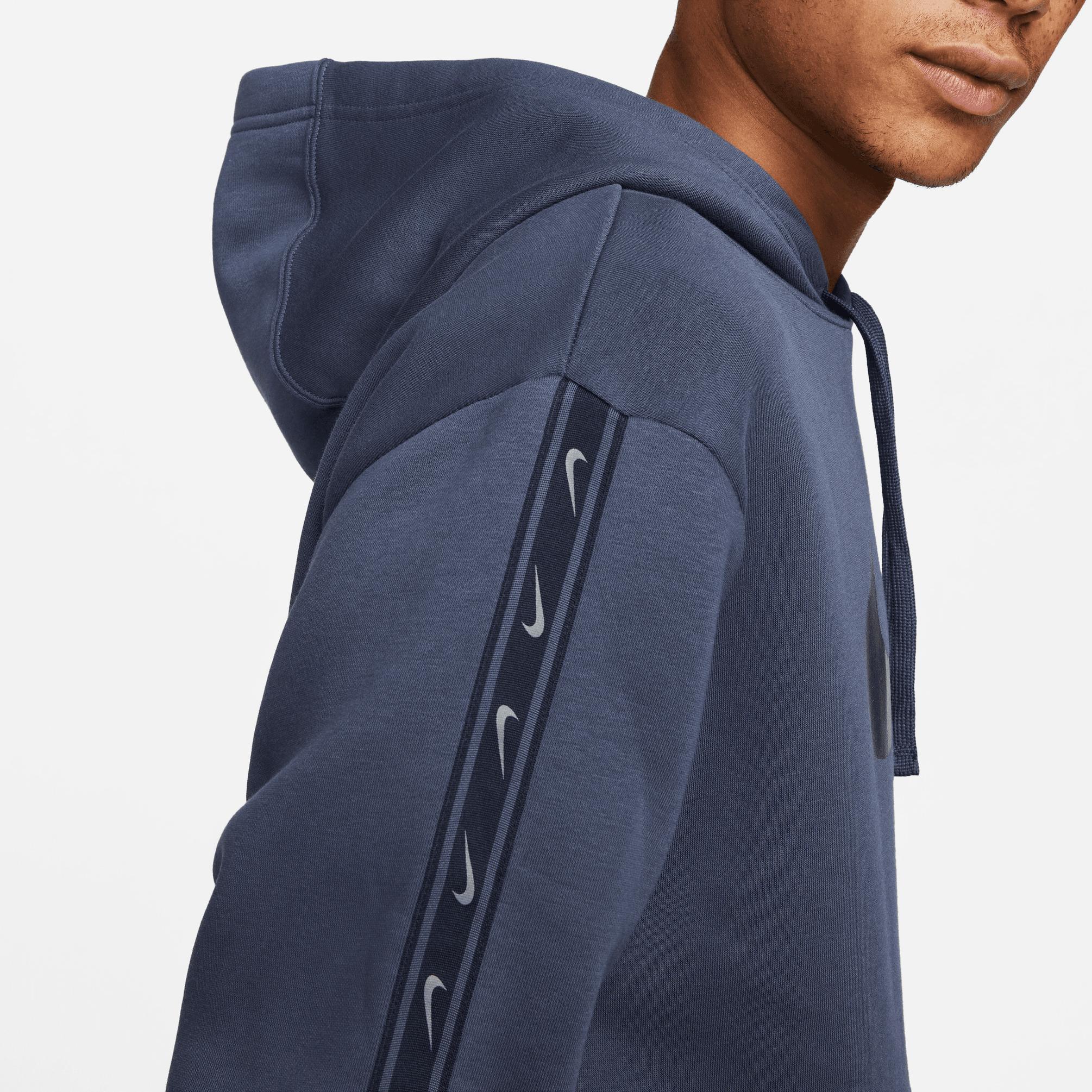  Nike Sportswear Repeat Fleece Pullover Erkek Lacivert Hoodie