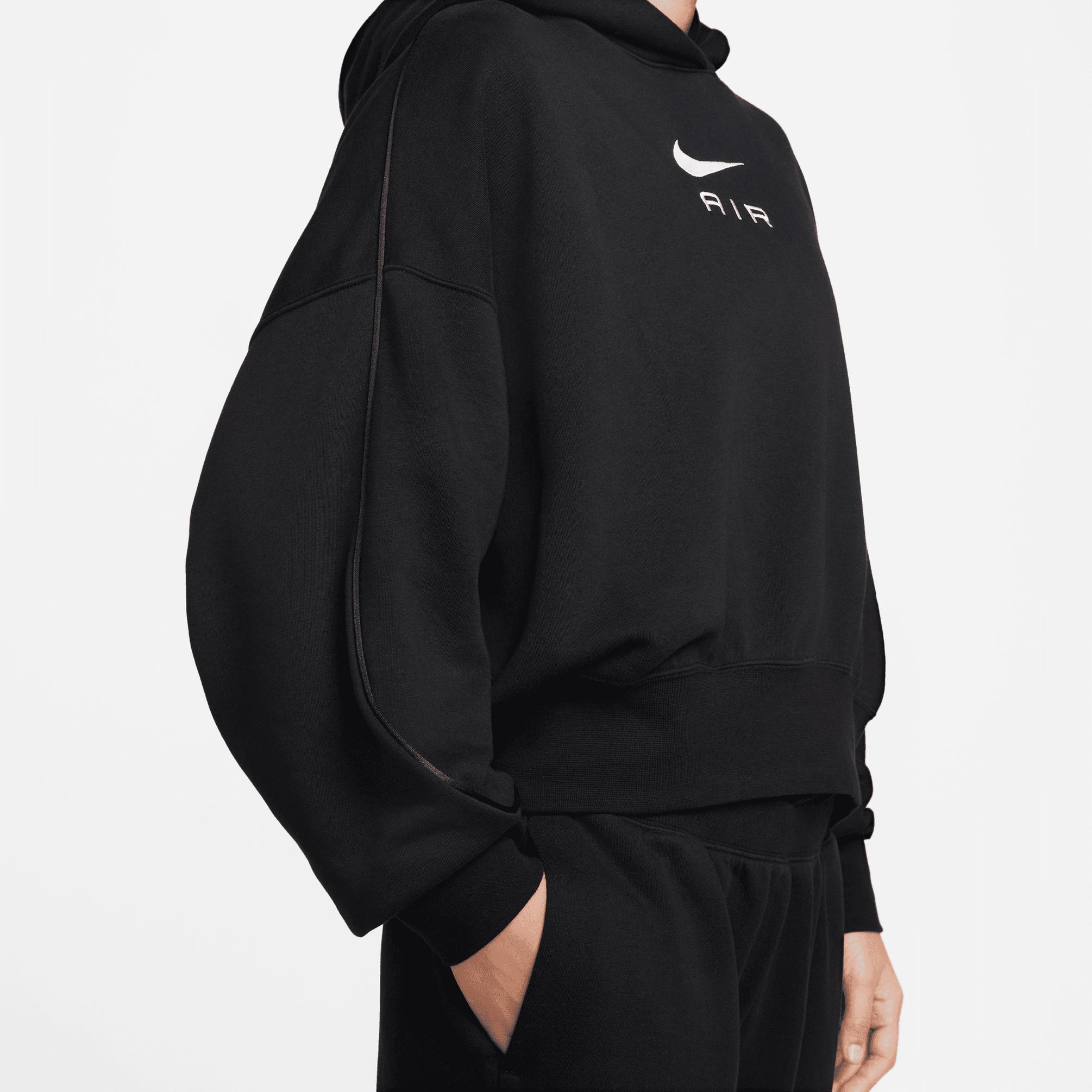  Nike Sportswear Air Fleece Kadın Siyah Hoodie