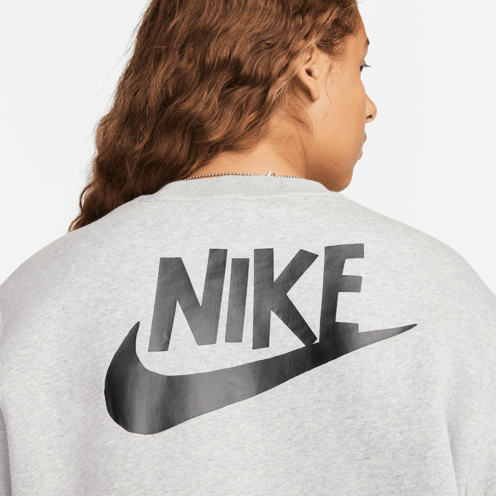  Nike Fleece Crew BB Erkek Gri Sweatshirt