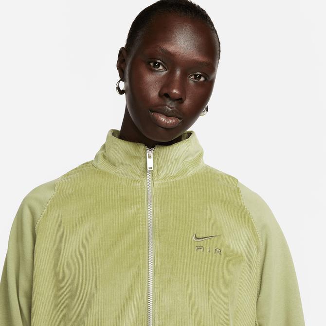  Nike Air Corduroy Fleece Full-Zip Kadın Yeşil Ceket