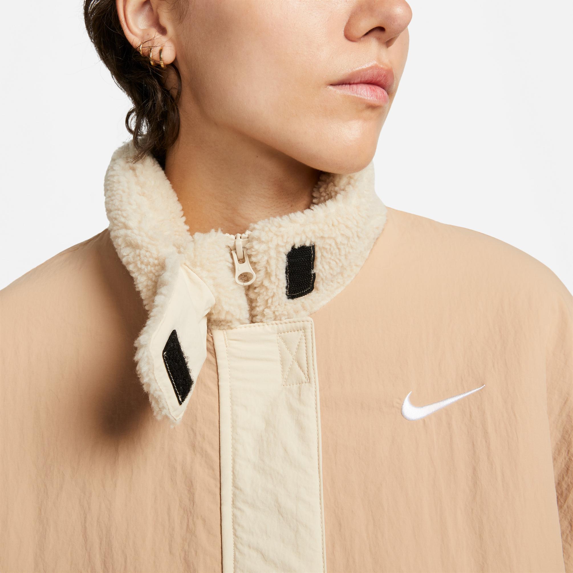  Nike Essentials Kadın Kahverengi Ceket