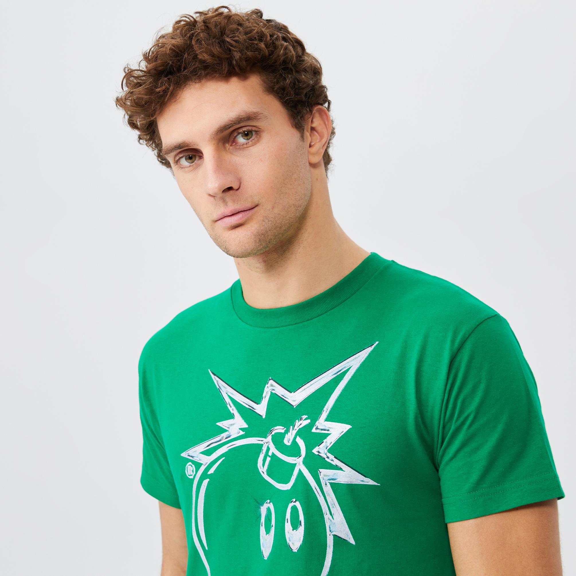  The Hundreds Chrome Adam Erkek Yeşil T-Shirt
